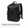 Women Waterproof Nylon Backpack, 13 Inch Tablet Bag Casual Travel Work Daypack