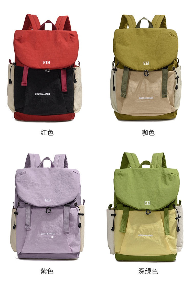 Kazevo Color Block Lightweight Water Resistant Hiking Backpack