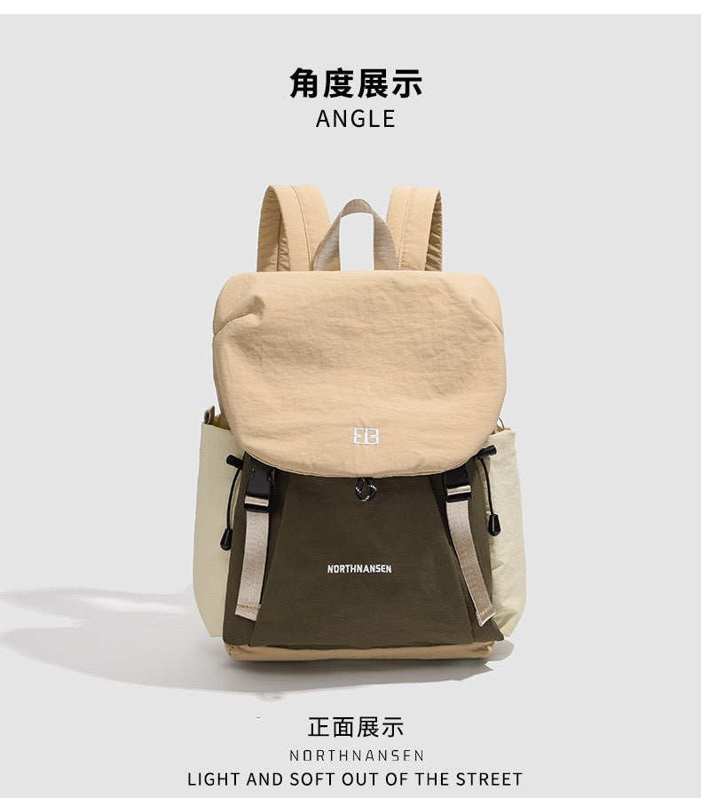 Kazevo Color Block Lightweight Water Resistant Hiking Backpack