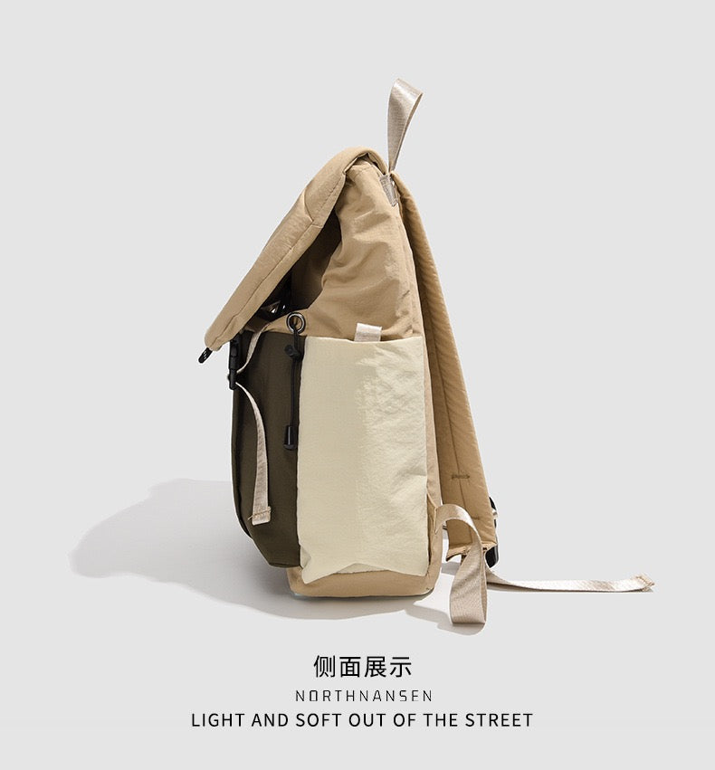 Kazevo Color Block Lightweight Water Resistant Hiking Backpack