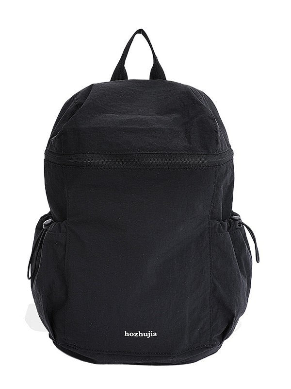 Pastel Soft Wrinkle Nylon Backpack | Ultra Light Water Resistant Multi Pocket Daily Daypack for Women School & Commute